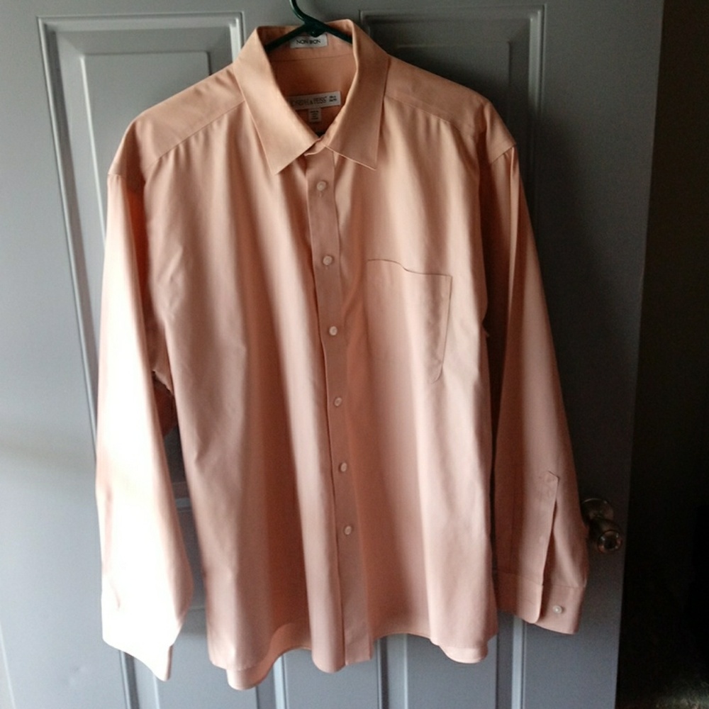 Mens long sleeve button down dress shirt